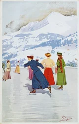 Schaatsbaan in Montana
